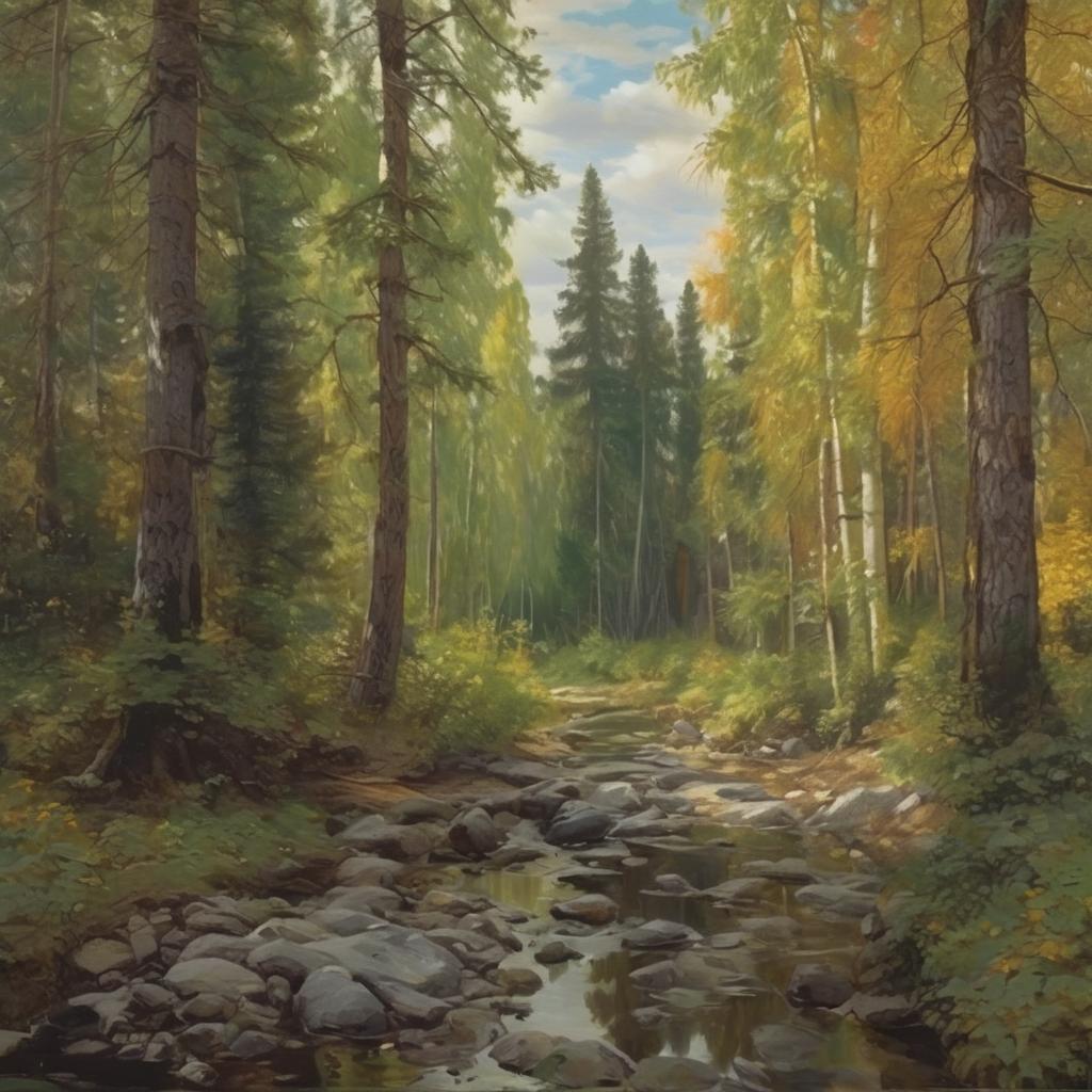 Η Πειραματική Τεχνική του Ivan Shishkin στη Ζωγραφική του Τοπίου
